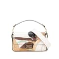 Miniatyrbild 1 av 10: Pre-owned Fendi Zucca Graphic Print Coated Canvas Bikini Girls Baguette Satchel White