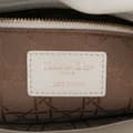 Miniatyrbild 5 av 10: Pre-owned Dior Small Lambskin Cannage My ABCDior Lady Dior White