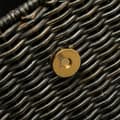 Miniatyrbillede 7 af 10: Pre-owned Ferragamo Wicker Gancini Iconic Top Handle Bag Black