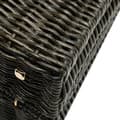 Miniatyrbillede 10 af 10: Pre-owned Ferragamo Wicker Gancini Iconic Top Handle Bag Black