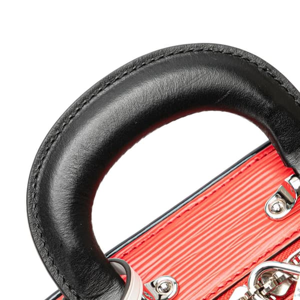 Pre-owned Louis Vuitton Epi Valisette BB Red