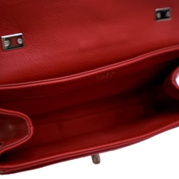 Pre-owned Louis Vuitton Leather Lockme II BB Red