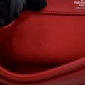 Miniatyrbilde 5 av 10: Pre-owned Louis Vuitton Leather Lockme II BB Red