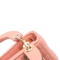 Miniatyrbilde 8 av 10: Pre-owned Dior Micro Lambskin Cannage Lady Dior Pink