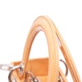 Miniatyrbild 8 av 10: Pre-owned Dior Medium Patent Cannage Lady Dior Brown