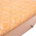 Miniatyrbild 9 av 10: Pre-owned Dior Medium Patent Cannage Lady Dior Brown