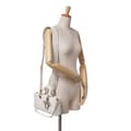 Miniatyrbild 9 av 10: Pre-owned Dior Medium Technical Fabric Macrocannage Lady D Joy White