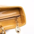 Miniatyrbild 7 av 10: Pre-owned Dior Large Patent Cannage Lady Dior Brown