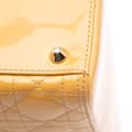 Miniatyrbild 8 av 10: Pre-owned Dior Large Patent Cannage Lady Dior Brown