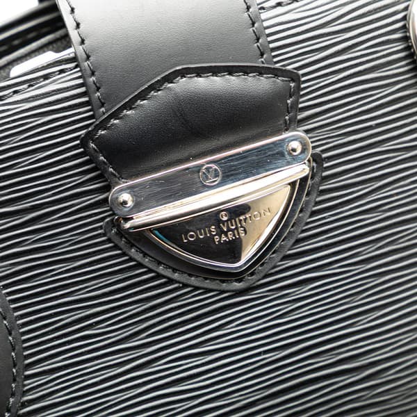 Pre-owned Louis Vuitton Epi Pont Neuf GM Black