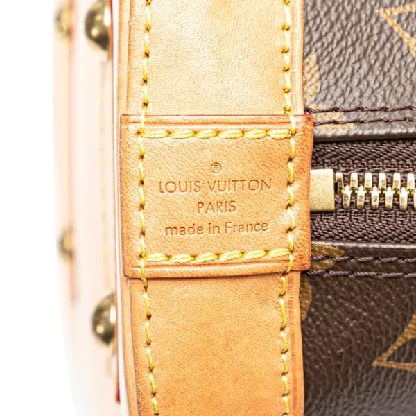 Pre-owned Louis Vuitton Monogram Alma BB Brown