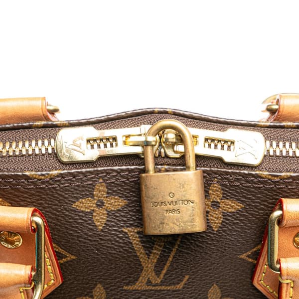 Pre-owned Louis Vuitton Monogram Alma BB Brown
