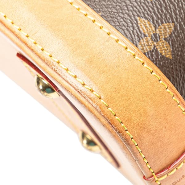 Pre-owned Louis Vuitton Monogram Alma BB Brown