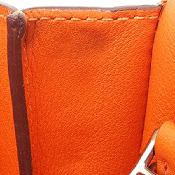 Pre-owned Hermès Mini Swift Halzan 22 Orange