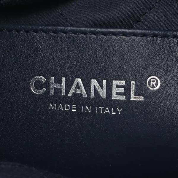 Pre-owned Chanel Mini Denim Stitched 22 Handbag Blue