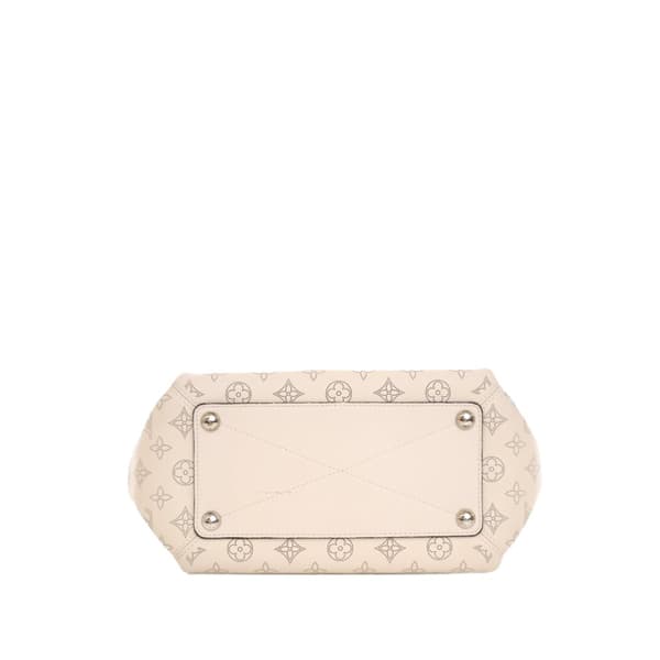 Pre-owned Louis Vuitton Monogram Mahina Babylone PM Brown