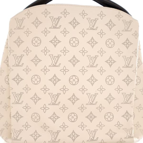Pre-owned Louis Vuitton Monogram Mahina Babylone PM Brown