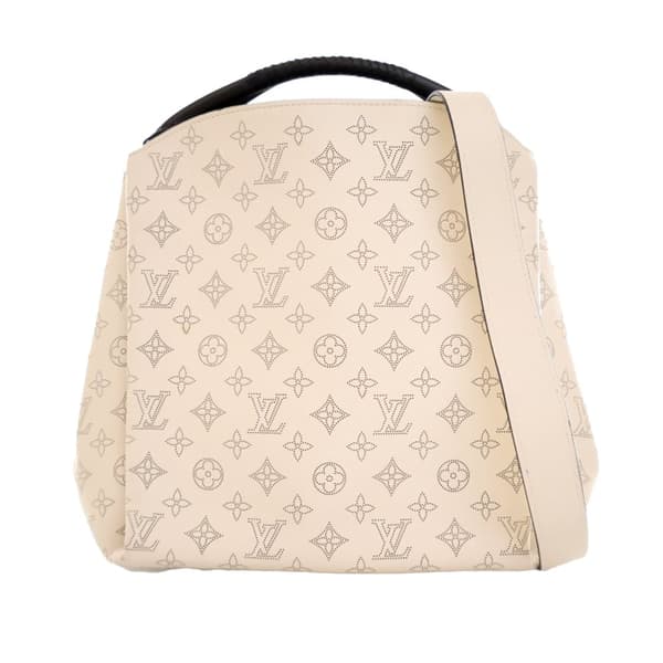 Pre-owned Louis Vuitton Monogram Mahina Babylone PM Brown