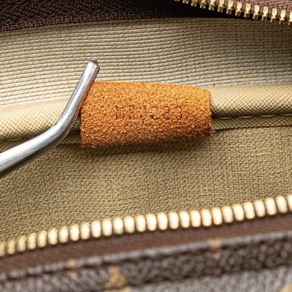 Pre-owned Louis Vuitton Monogram Deauville Brown