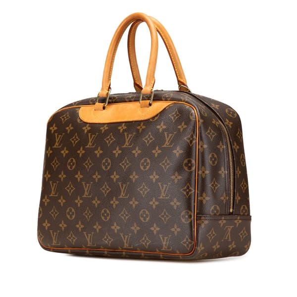 Pre-owned Louis Vuitton Monogram Deauville Brown