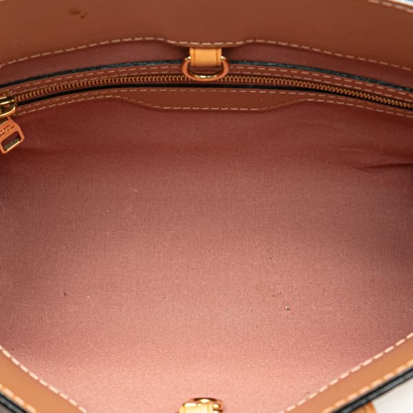 Pre-owned Louis Vuitton Monogram Vernis Catalina BB Brown