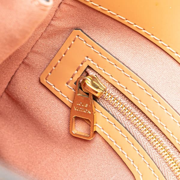 Pre-owned Louis Vuitton Monogram Vernis Catalina BB Brown