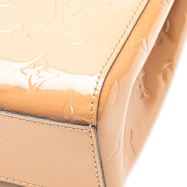 Pre-owned Louis Vuitton Monogram Vernis Catalina BB Brown