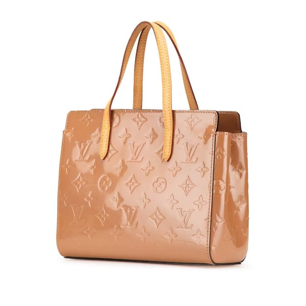 Pre-owned Louis Vuitton Monogram Vernis Catalina BB Brown