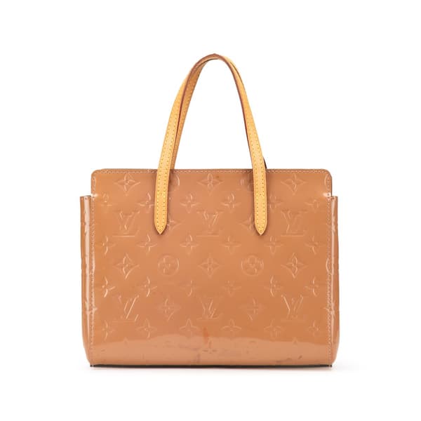 Pre-owned Louis Vuitton Monogram Vernis Catalina BB Brown