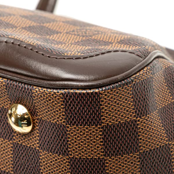 Pre-owned Louis Vuitton Damier Ebene Verona PM Brown