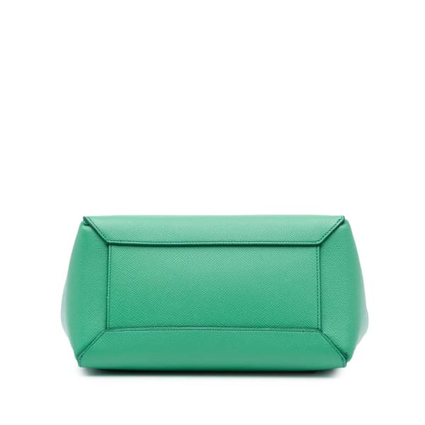 Pre-owned Celine Micro Grained Calfskin Belt Bag Green