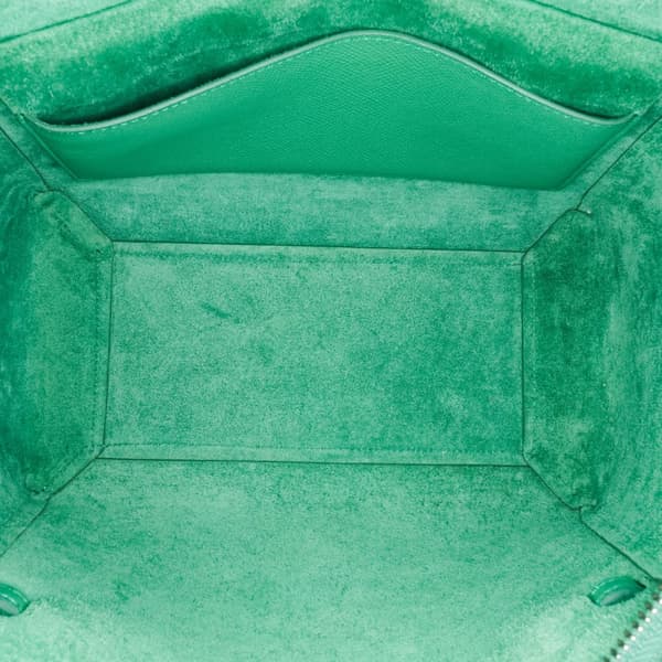 Pre-owned Celine Micro Grained Calfskin Belt Bag Green