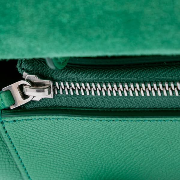 Pre-owned Celine Micro Grained Calfskin Belt Bag Green