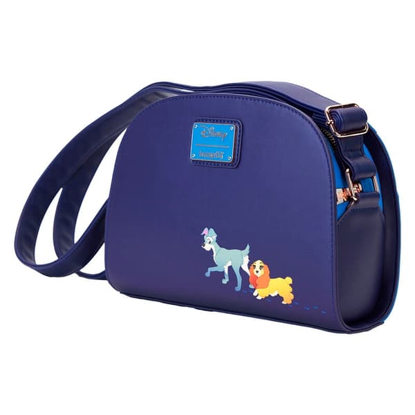 Loungefly Disney The Lady and the Tramp 70th Anniversary shoulder bag