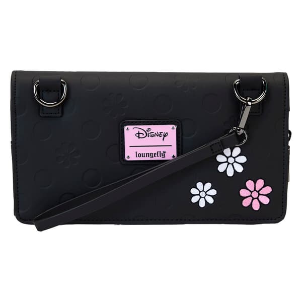 Loungefly Disney Minnie Floral Rock the Dots shoulder bag