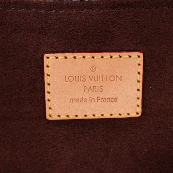 Pre-owned Louis Vuitton Monogram Pochette Metis Brown