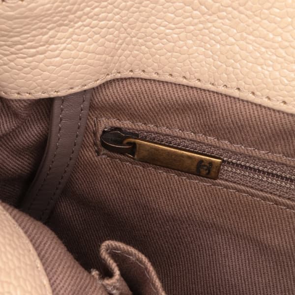 Pre-owned Chanel Medium Quilted Caviar Coco Pleats Messenger Flap Brown