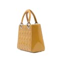 Miniatyrbilde 2 av 9: Pre-owned Dior Medium Patent Cannage Lady Dior Yellow