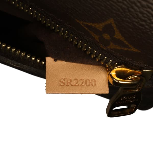 Pre-owned Louis Vuitton Monogram Pochette Metis Brown