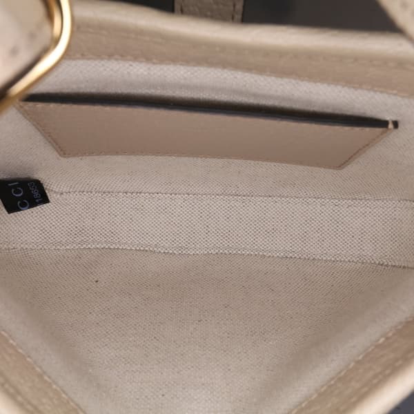 Pre-owned Gucci Mini GG Supreme Jackie 1961 Satchel Brown