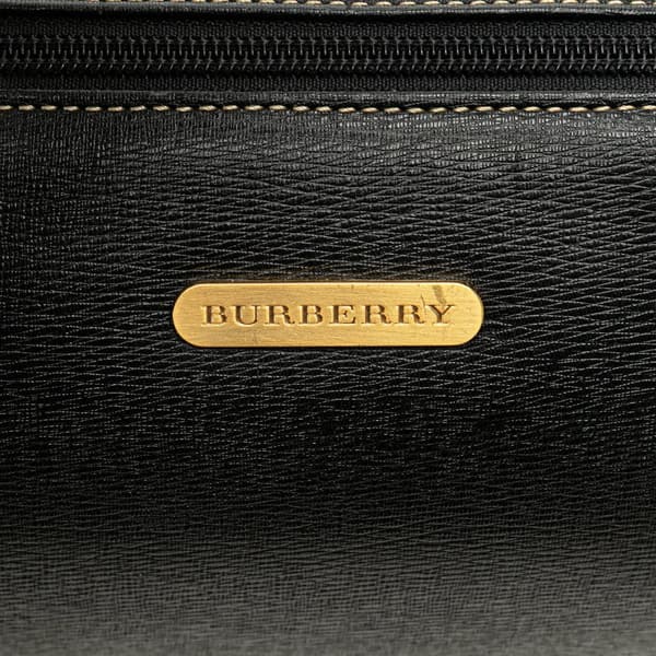 Pre-owned Burberry Leather Handbag Black