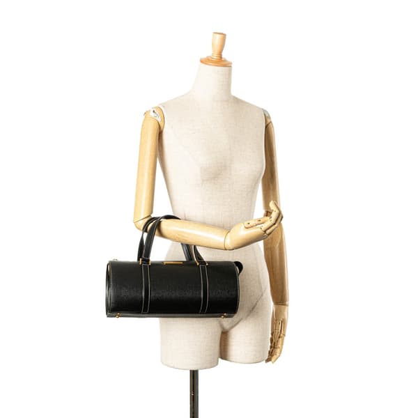 Pre-owned Burberry Leather Handbag Black