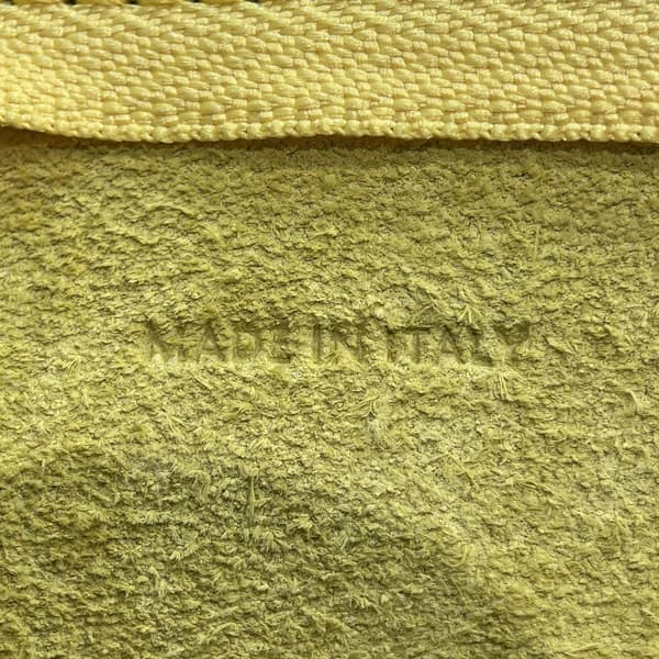Pre-owned Celine Nano Grained Calfskin Belt Bag Yellow