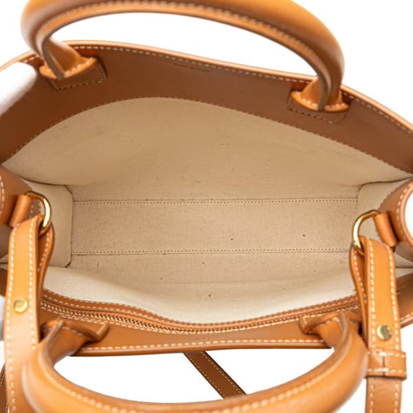 Pre-owned Celine Small Vertical Cabas Satchel Brown