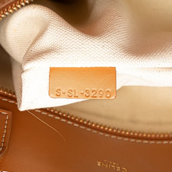 Pre-owned Celine Small Vertical Cabas Satchel Brown