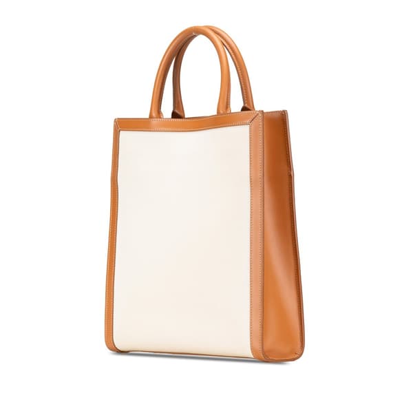 Pre-owned Celine Small Vertical Cabas Satchel Brown