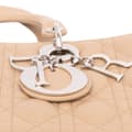 Miniatyrbilde 8 av 10: Pre-owned Dior Large Lambskin Cannage Lady Dior Brown
