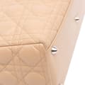 Miniatyrbilde 9 av 10: Pre-owned Dior Large Lambskin Cannage Lady Dior Brown