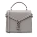 Pikkukuva 1 / 10: Pre-owned Saint Laurent Mini Leather Cassandra Top Handle Bag Gray