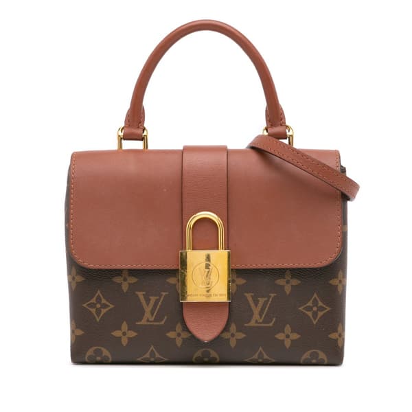 Pre-owned Louis Vuitton Monogram Locky BB Brown